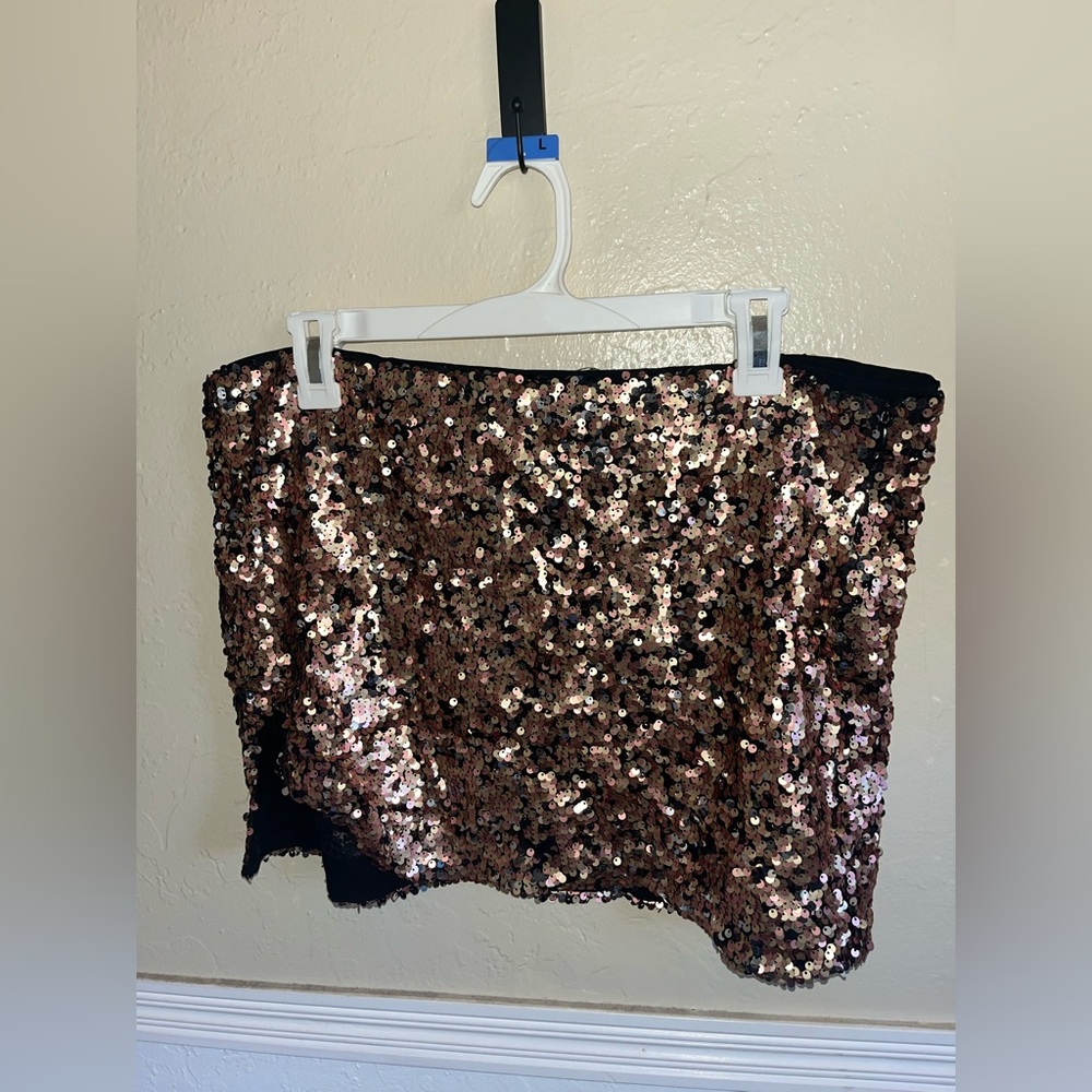 Free People Sequin Skirt